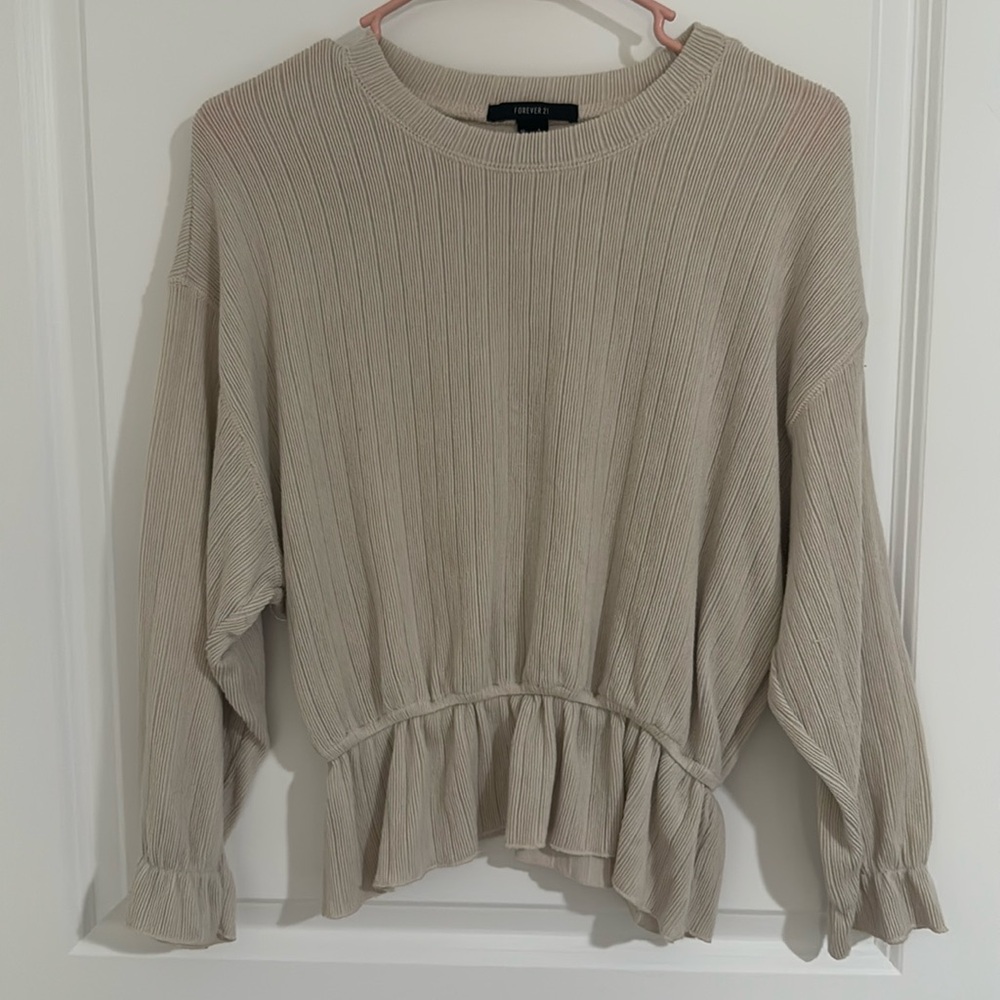 Forever 21 Cinched Waist Long Sleeve